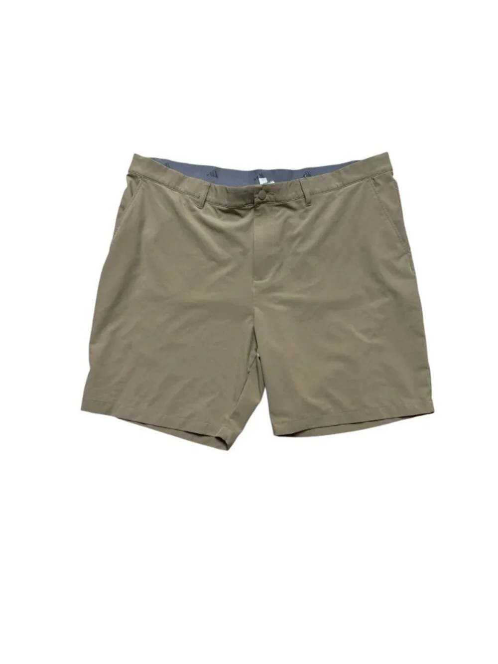 Adidas Golf Khaki Performance Shorts Mens 42 Stretch 8” Inseam